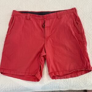 Columbia Men's Vibrant Red Flat Front Shorts